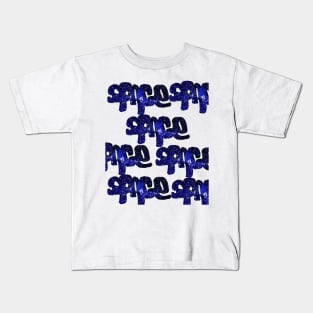 Space lettering Kids T-Shirt